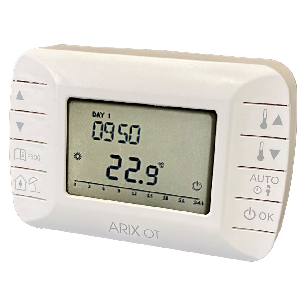 ORBIS - ARIX OT Cronotermostato digitale da parete Open Therm SP, programmazione settimanale U400700