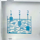 ORBIS - EBR-1 relè controllo acqua, 2 moduli DIN, 1 contatto, 230V