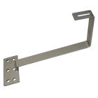 ORBIS - SFP-CX Staffa con piastra in ACCIAIO INOX AISI 304 per tegole ROMANE, spessore 6mm
