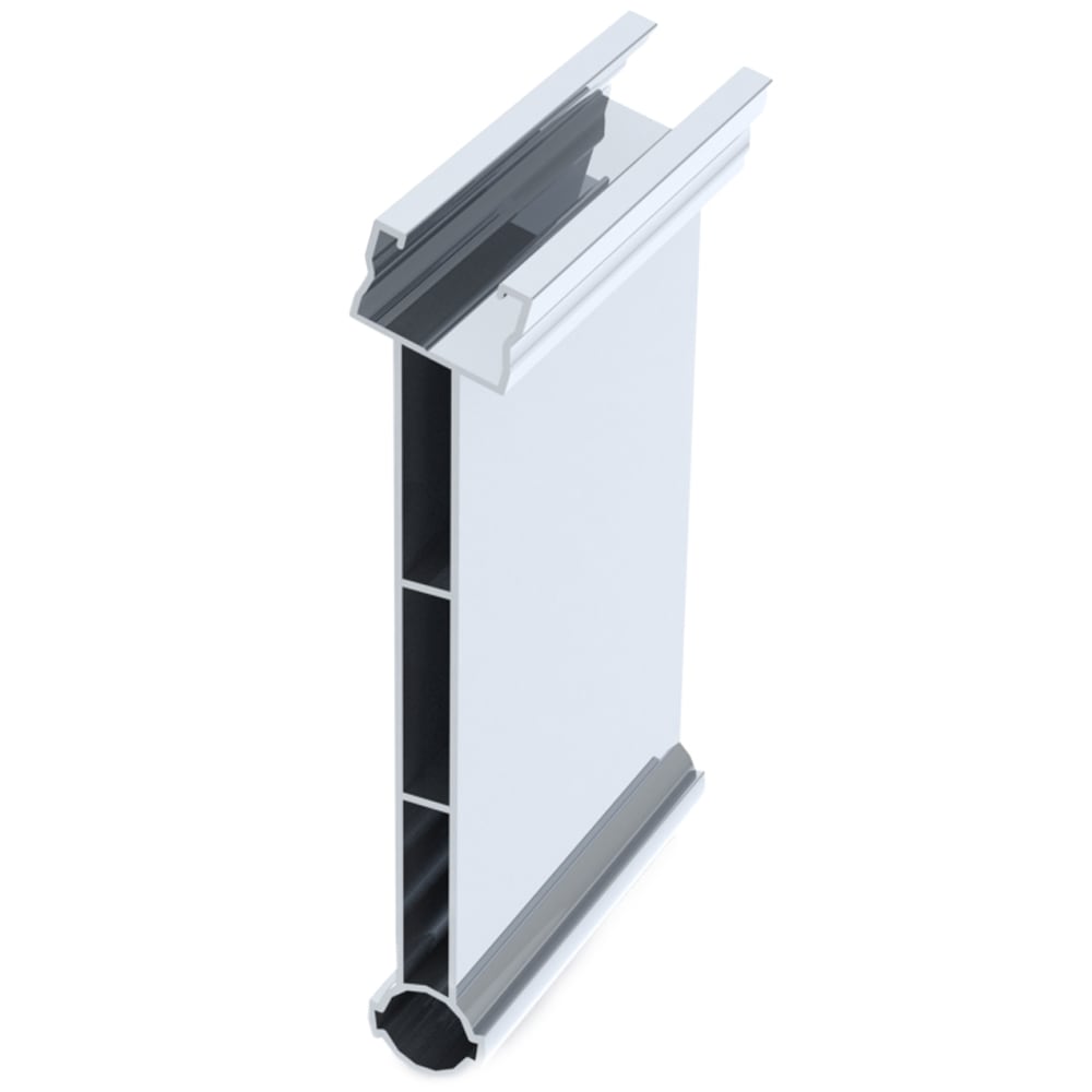 ORBIS - SEL15 Staffa elevatrice per coperture grecate piane o su voltine, da abbinare a profilo EASY WING SMALL
