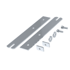 ORBIS - SUPINT KIT coppia staffe intermedie alluminio per pannelli BIG SIZE, completo di bulloni, rondelle e dado a farfalla per l’ancoraggio alla zavorra