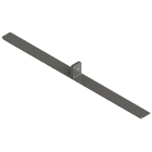 ORBIS - PZAV315 Kit 2 staffe supporto zavorre per triangoli comprese di viteria, lunghezza 315mm