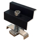 ORBIS - MPT-P30NE Morsetto TERMINALE PREASSEMBLATO fissaggio moduli, colore NERO, spessori moduli ammessi 29 - 30mm