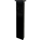 ORBIS - COMON COMBI+ Sostegno MONOFACCIALE a colonnina in metallo per le stazioni di ricarica VIARIS COMBI+, colore NERO, altezza 1500mm