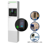ORBIS - VIARIS CITY+ BBT2PE22TPVETHG TRIFASE 22 kW+22 kW, 2 prese TIPO 2 e SHUTTER,WiFi+Ethernet+4G,POS,protezioni magnet.-diff., cont.MID, lettore carte RFID