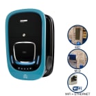 ORBIS - VIARIS COMBI+ BBT2PE22ETH TRIFASE 22 kW + 22 kW 3x32A, 2 PRESE TIPO 2 e SHUTTER, Protezione Magnetot.-Diff., Cont.MID, Ethernet, lettore carte RFID