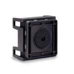 PALAZZOLI - ADATTATORE PER CAM ST 16-25A D.22 CON FINITURA 67X67 NERA