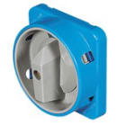 PALAZZOLI - MANOVRA TIPO G GRIGIO/AZZURRA 0-1/I-0-II 16/25A DA RETR0QUADRO