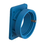 PALAZZOLI - X-CEE FLANGIA DIRITTA PER INSTALLAZIONE A PANNELLO  16A/32A 3P+N/2P/3P+T  IP66/67/68/69