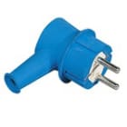 PALAZZOLI - SPIN spina mobile a squadra 90Â° 2P+T 10/16A 250V con terra laterale in gomma antiurto IP44