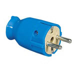 PALAZZOLI - SPIN spina mobile diritta 2P+T 10/16A 250V con terra laterale in termoplastico IP20/IP44