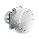 PALAZZOLI - CEE presa fissa da parete diritta 3P 16A 20-25/40-50V 100-200Hz 4h IP67