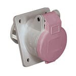 PALAZZOLI - CEE presa fissa da incasso inclinata 2P 32A 20-25/40-50V CC CC 10h IP44