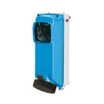 PALAZZOLI - ALUPRES presa fissa interbloccata in alluminio con base portafusibili 3P+T 63A F1 480-500V 50-60Hz 7h fusibili 22X58 IP66/67/69