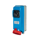 PALAZZOLI - SERIE TAIS PRESA INTERBLOCCATA IN TERMOINDURENTE DA PARETE CON INT. MAGNETOTERMICO 3P+N+T 16A 200/346-240/415V~ 50-60Hz 6H