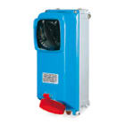 PALAZZOLI - ALUPRES presa fissa interbloccata in alluminio con magnetotermico 2P+T 16A F1 380-415V 50-60Hz 9h IP66/67/69