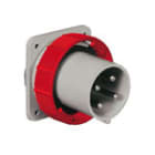 PALAZZOLI - CEE spina fissa da incasso ad alte prestazioni diritta 125A 3P+T 200-250V 50-60Hz 9h IP67