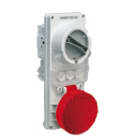 PALAZZOLI - topTER presa fissa interbloccata con base portafusibili per installazione da quadro 3P+N+T 63A 200/346-240/415V 50-60Hz 6h IP65