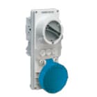 PALAZZOLI - topTER presa fissa interbloccata con base portafusibili per installazione da quadro 3P+N+T 63A 120/208-144/250V 50-60Hz 9h IP65