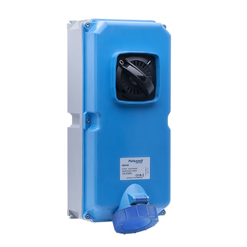 PALAZZOLI - TAIS PRESA INTERBLOCCATA IN TERMOINDURENTE DA PARETE 2P+T 125A 230V 6H MOD. 250