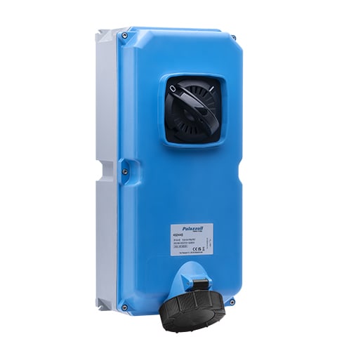 PALAZZOLI - TAIS PRESA INTERBLOCCATA IN TERMOINDURENTE DA PARETE 3P+N+T 125A 500V 7H MOD. 250