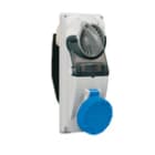 PALAZZOLI - topTER presa fissa interbloccata con base portafusibili per installazione da quadro 2P+T 16A 200-250V 50-60Hz 6h IP66/IP67