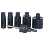 PALAZZOLI - TAIS set di frese a tazza ad innesto rapido con dentatura al carburo di tungsteno per termoindurente PG 13.5-16-21-29-36