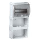 PALAZZOLI - PRIMA quadro per 2 prese interbloccate disposte verticalmente frontale con portella 9 moduli IP55