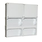 PALAZZOLI - Prima quadro con 4 prese cieco IP55 per un'installazione sicura e protetta.