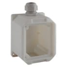 PALAZZOLI - topTER cassetta di fondo per montaggio di 1 presa fissa/flangia 65X83 IP66/IP67