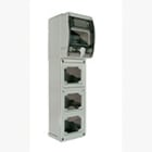 PALAZZOLI - topTER con portella trasparente alta capienza per installazione di 3 prese fisse IP66