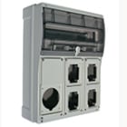 PALAZZOLI - TOPTER QUADRO PER 4 PRESE IND. + 1 PRESA 63A CON SPORTELLO TRASPARENTE 16 MODULI IP66