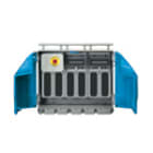 PALAZZOLI - ASC energybox pre-montato kit quadro 680x585x340 max 6 topter prese fisse interbloccate con rcd: 6 di 16 e/oppure 32A(MAX)