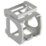 PALAZZOLI - domoTER supporto modulare per installazione su guida EN50022 2 moduli grigio ral 7035