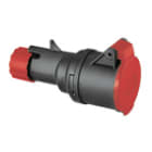 PALAZZOLI - PRESA MOBILE DIRITTA MULTIMAX NERA 3P+N+T 16A 6h IP44