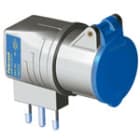PALAZZOLI - Adattatore civile standard 2 prese + terra 16A 250V 6H.
