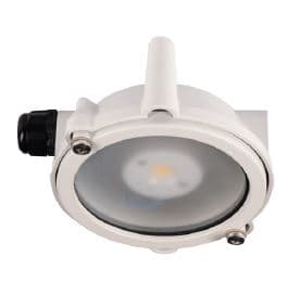 PALAZZOLI - SERIE RINO-FANALE LED ALLUMINIO VERNICIATO VETRO TRASPARENTE LED 10W