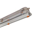 PALAZZOLI - SERIE RINO-EX PLAFONIERA INOX-VETRO PER TUBI T8 2X58W ALIM. ELETTRONICO ATEX 2D3G