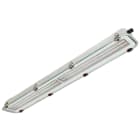 PALAZZOLI - SERIE RINOLED-EX PLAFONIERA L1300 INOX VETRO 86W EMERGENZA 1H DIFFONDENTE IP65/IP66 2G2D