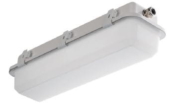 PALAZZOLI - RINO-NAVE LED 460mm ACCIAIO-POLICARBONATO OPALE LED 2205LM 4000K IP66
