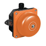 PALAZZOLI - SUONERIA IN LEGA DI ALLUMINIO 110Vca TIMPANO DIAMETRO 105 IP55 PRESSACAVO M20X1,5 ATEX 3D3G