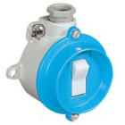 PALAZZOLI - Rondo interruttore parete 2x16A metallo diametro 62 1xm20.