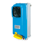 PALAZZOLI - Alupres Protezione Interruttore Magnetotermico 3 Poli + Neutro + Terra 32A 110V 4 Ore