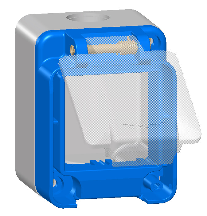 PALAZZOLI - TAIS-MGN PORTAFR PAR TRASP DOMOTER IP44