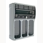 PALAZZOLI - Topter63 quadro fin 3 prese IP55.