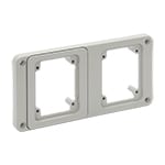 PALAZZOLI - Prima flangia con 2 prese fisse IP55 per installazioni sicure ed efficienti.