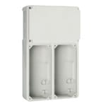 PALAZZOLI - Quadro cieco 2 prese bipasso, luce e box IP66.