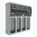 PALAZZOLI - Topter quadro finestra 4 prese industriali IP66 per installazioni elettriche. 579744