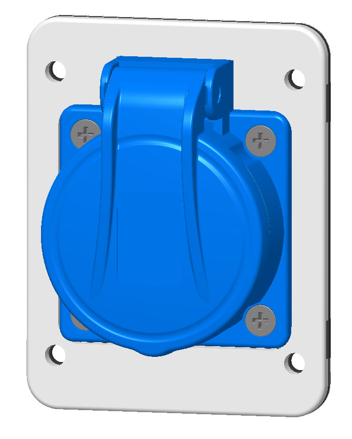 PALAZZOLI - TOPTER PR SCHUKO FLA 16A STD GER IP66/67