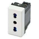 PALAZZOLI - Domoter Fr. Presa P11/P17 10/16A 1 Mod.